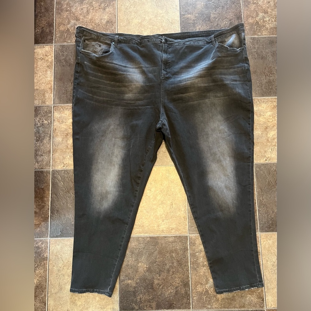 Universal Standard Vintage Logan High Rise Distressed Grey Jeans Wmns 38 NWT